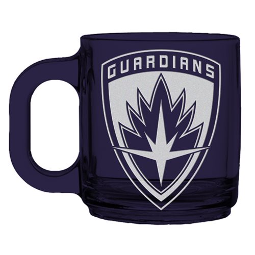 Guardians of the Galaxy Logo Etched Glass Mug